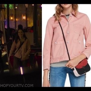 Pink Scotch and soda button down jacket size large